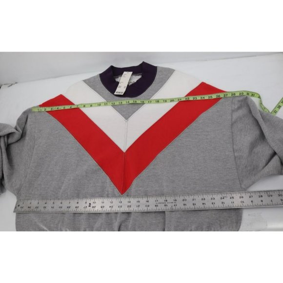 NWT Urban Outfitters sweatshirt Womens Medium Mock Neck Pullover Gray oversized - Picture 9 of 13